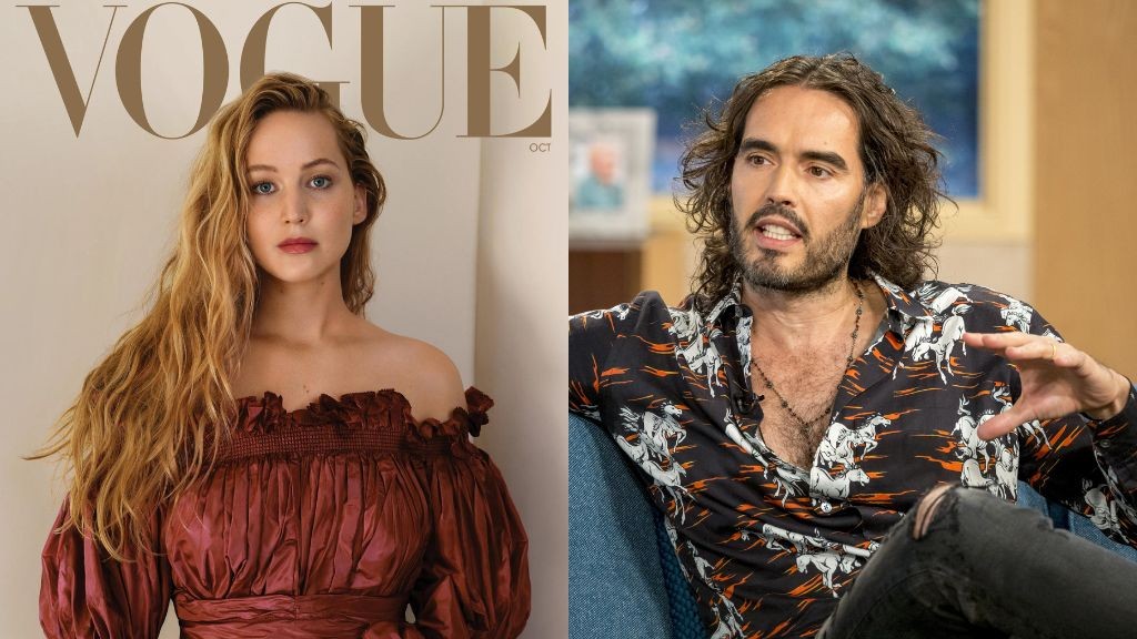 Russell Brand And Jennifer Lawrence