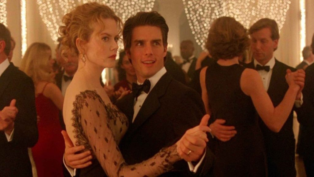 Tom Cruise and Nicole Kidman in Eyes Wide Shut (1999).