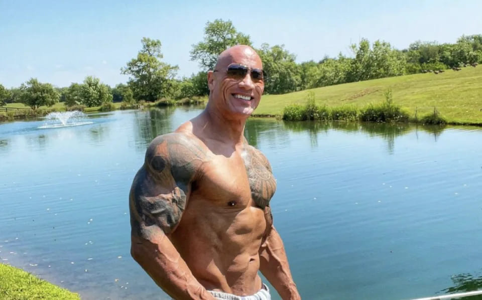 Dwayne Johnson loves fishing