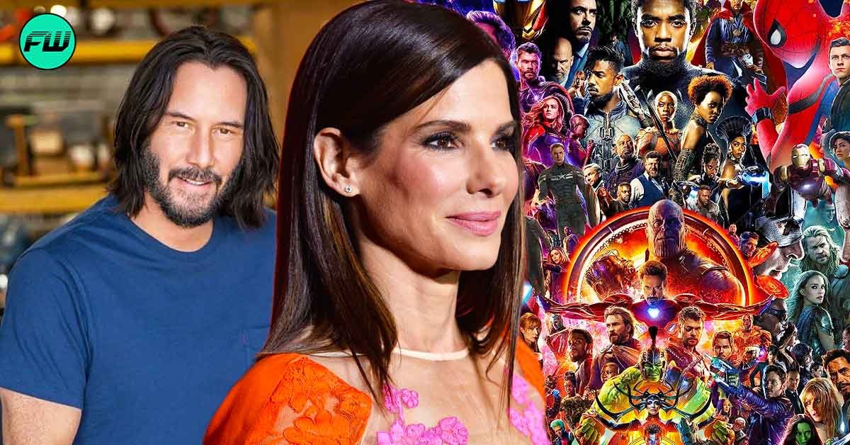 Sandra Bullock Almost Lost $350M Career Defining Movie Role With Keanu Reeves to Marvel Star: