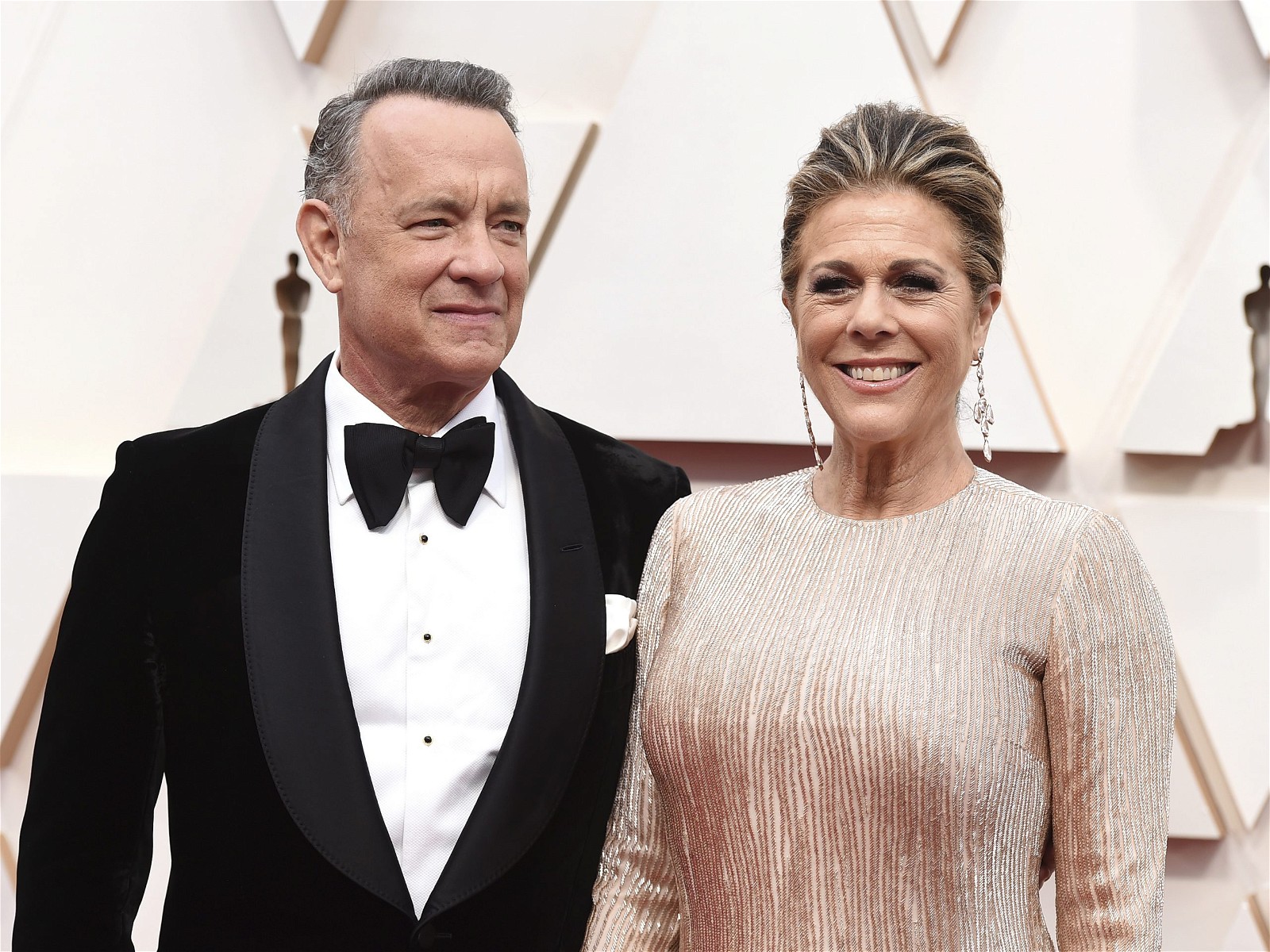 Tom Hanks with his wife, Rita Wilson
