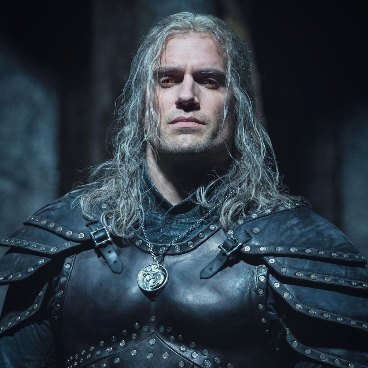 Henry Cavill as Geralt of Rivia.