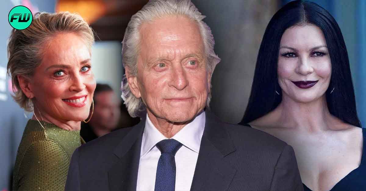 Sharon Stone's $352M Movie Co-Star Michael Douglas Blamed Oral S*x With Catherine Zeta-Jones Gave Him Cancer That Nearly Broke Their Marriage