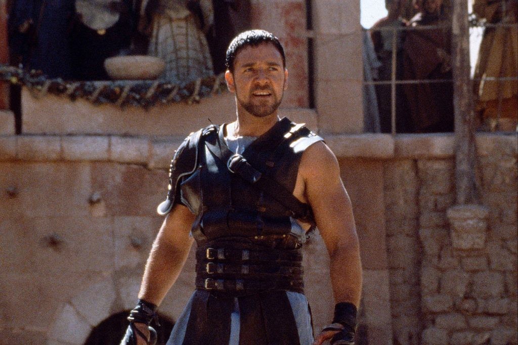 Russell Crowe in "The Gladiator"