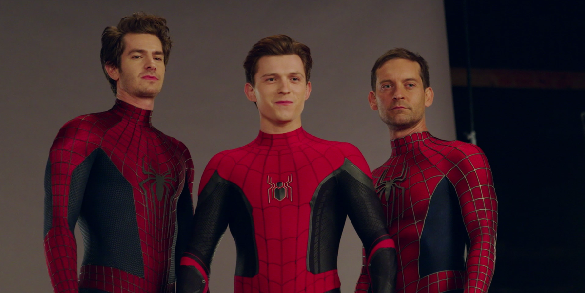 Andrew Garfield, Tom Holland and Tobey Maguire