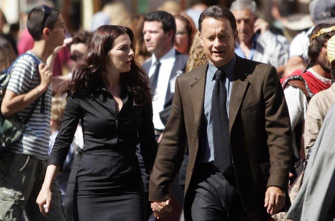 Tom Hanks and Ayelet Zurer