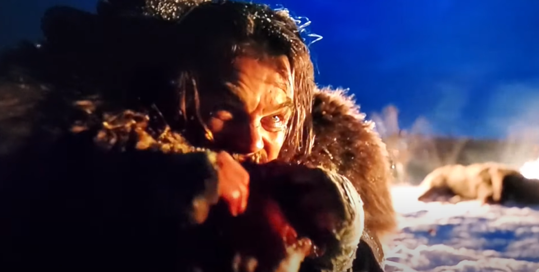 The scene where DiCaprio could be seen eating a raw bison liver