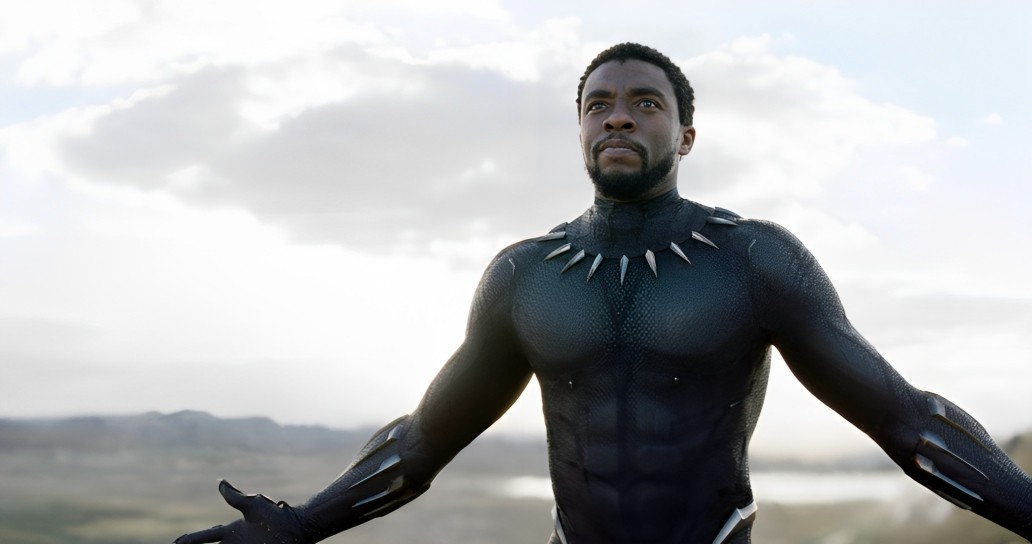 Chadwick Boseman in a still from Black Panther