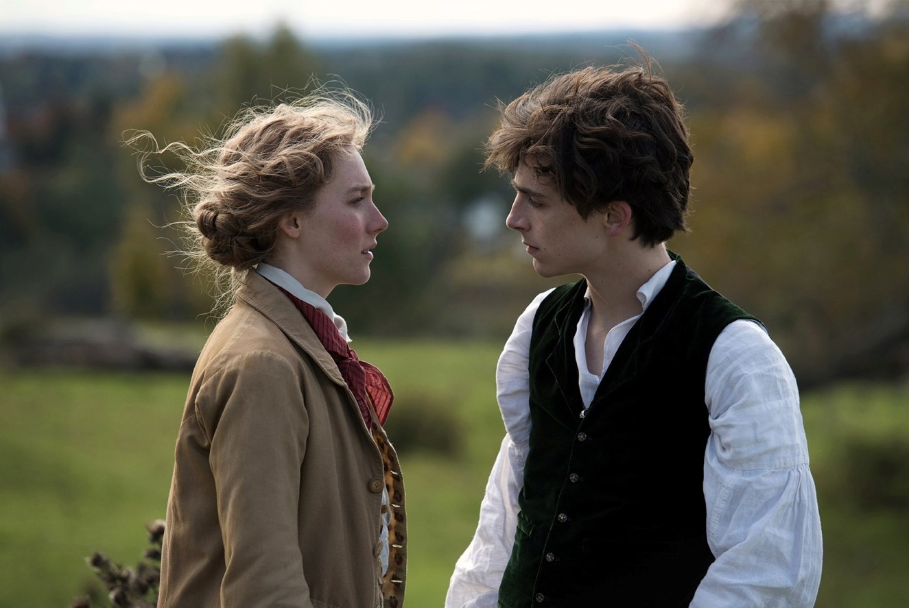 Saoirse Ronan and Timothee Chalamet