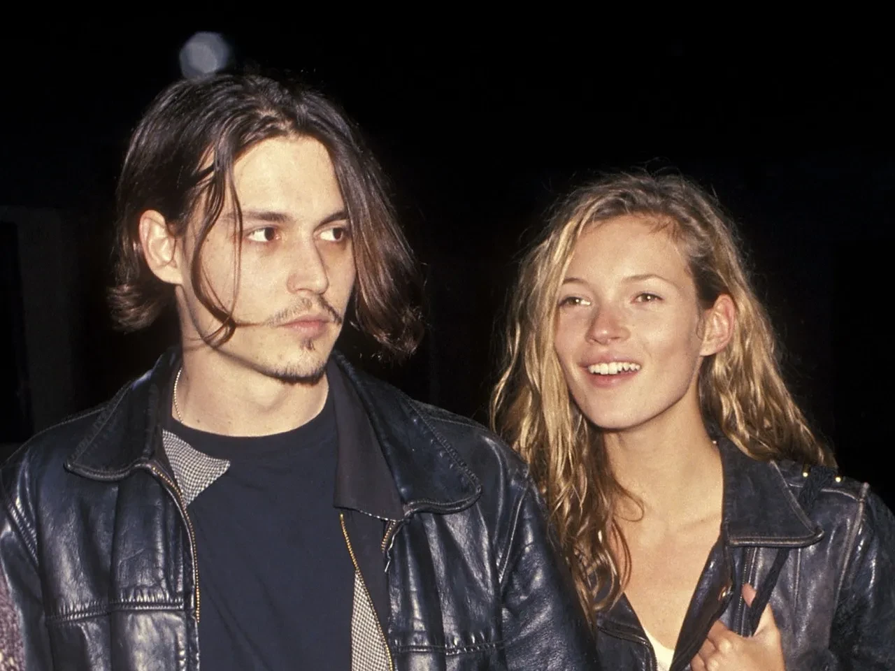 Johnny Depp and Kate Moss during their time together