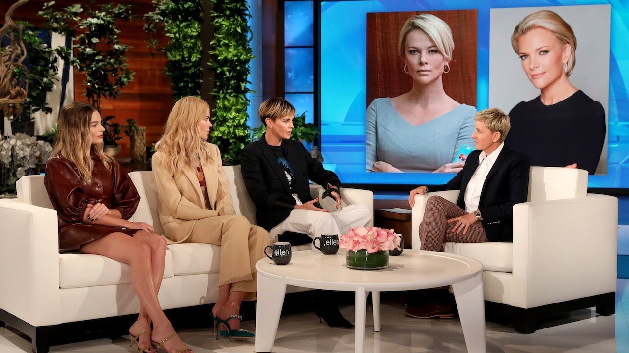 Cast of Bombshell (2019) on The Ellen Show