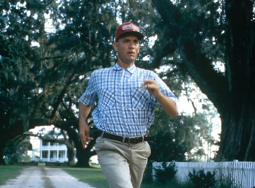 A still from Forest Gump