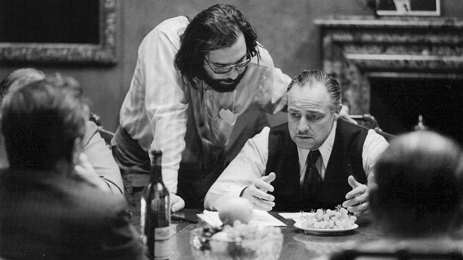 Marlon Brando and Francis Ford Coppola