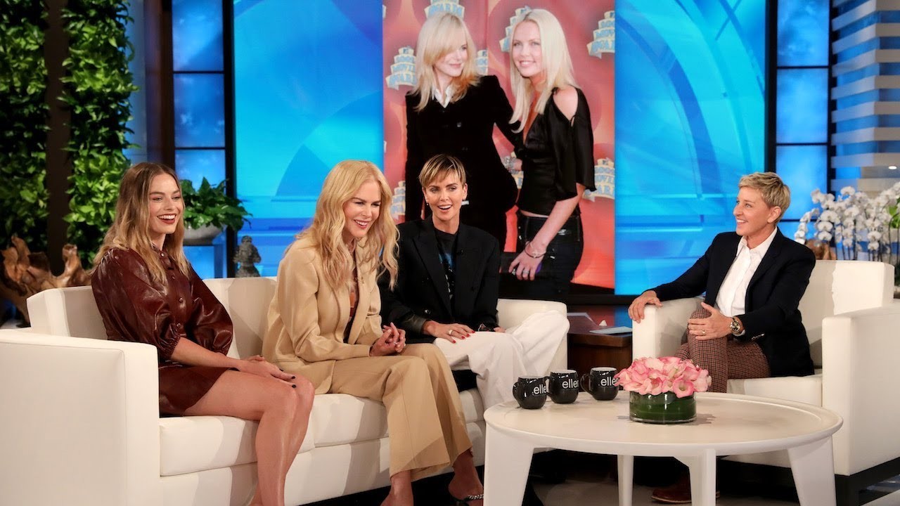 Nicole Kidman and Charlize Theron on Ellen show
