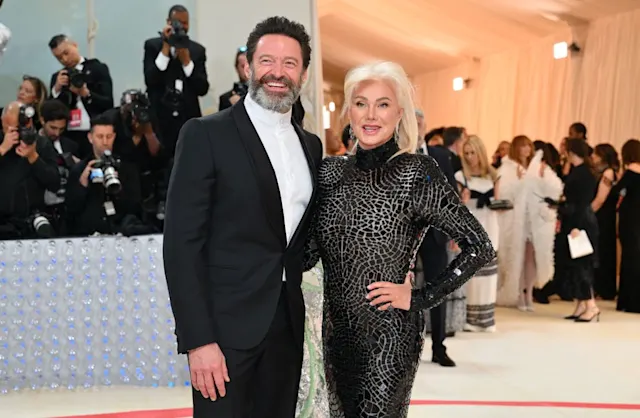 Hugh Jackman with his wife, Deborra-Lee Furness 