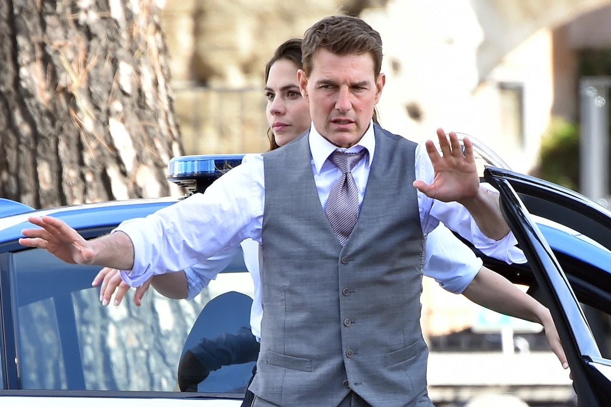 Tom Cruise in a still from Mission: Impossible- Dead Reckoning Part One 