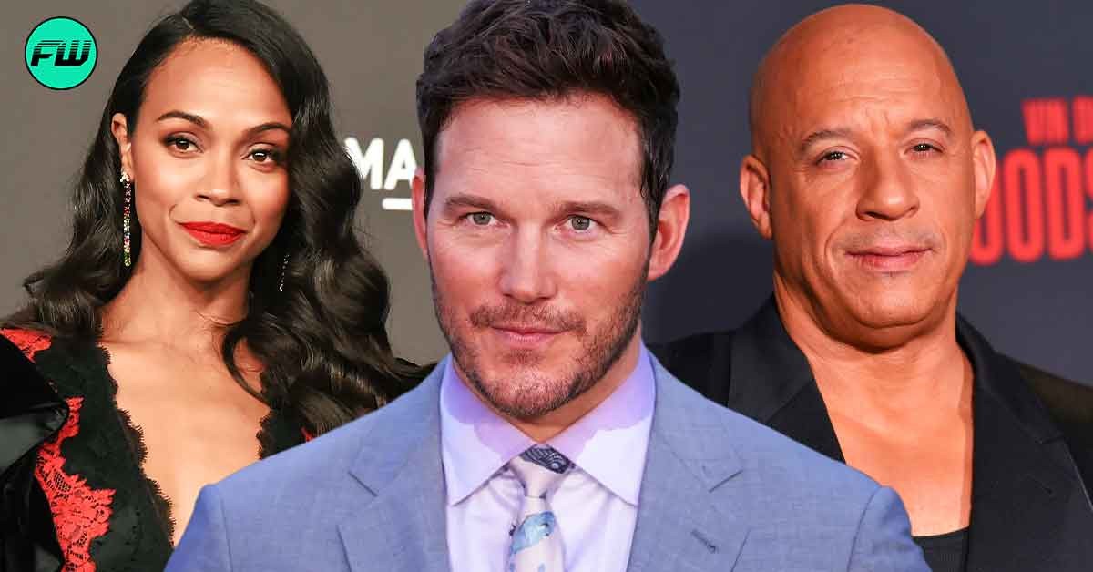 "I've been inside of both": Zoe Saldana and Vin Diesel Were Clearly Not Ready For Chris Pratt's Peculiar Joke About His Co-stars 