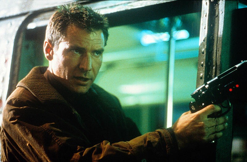 Harrison Ford in a still from 1982's Blade Runner 