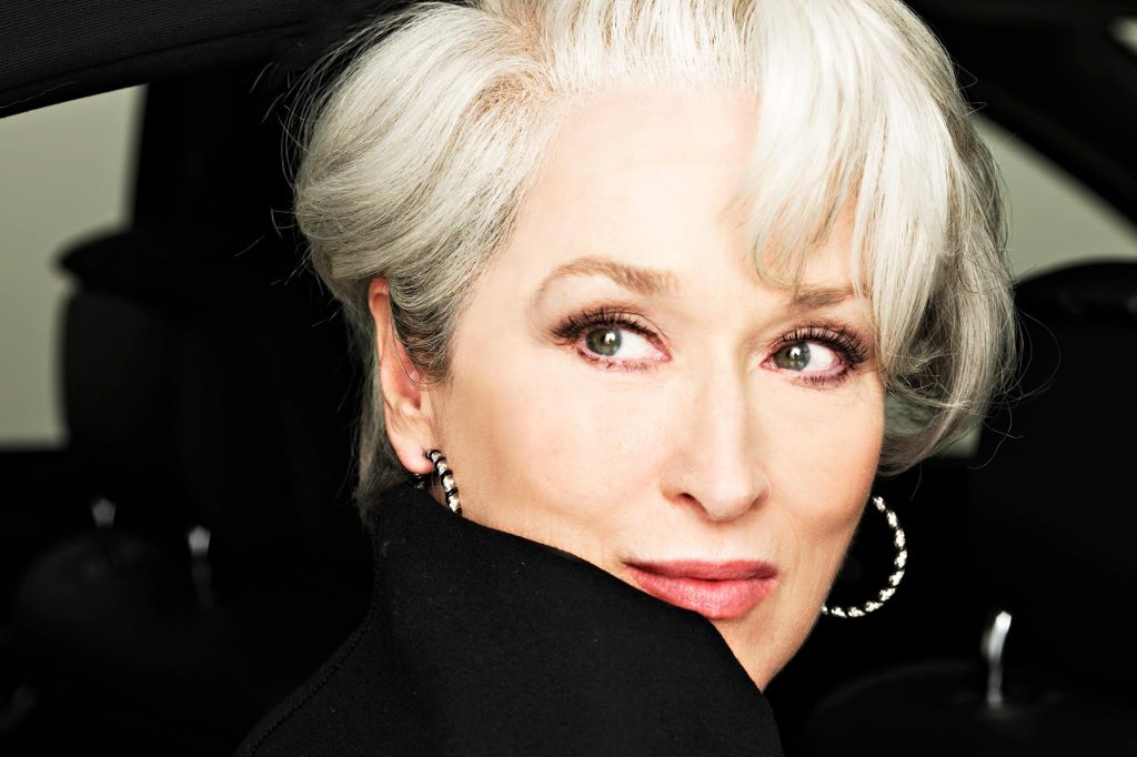 Meryl Streep as Miranda Priestly in The Devil Wears Prada