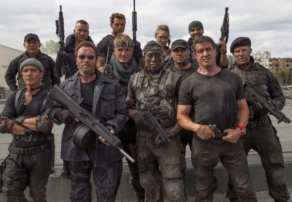 A still from The Expendables 3 