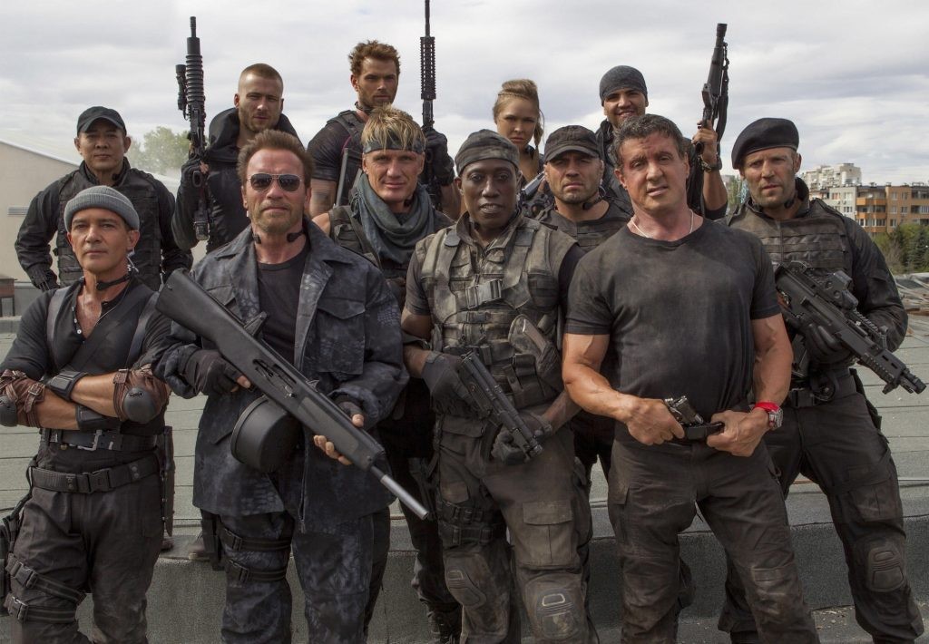 A still from The Expendables 3 that Clint Eastwood never got the opportunity to direct