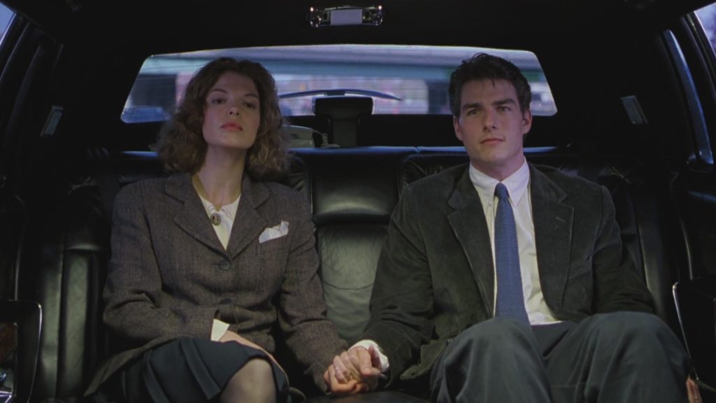 Tom Cruise and Jeanne Tripplehorn in The Firm (1993)