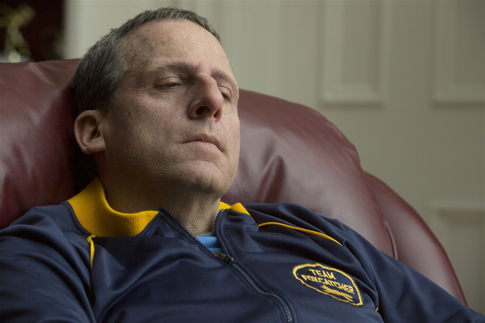 Steve Carell in Foxcatcher (2014).