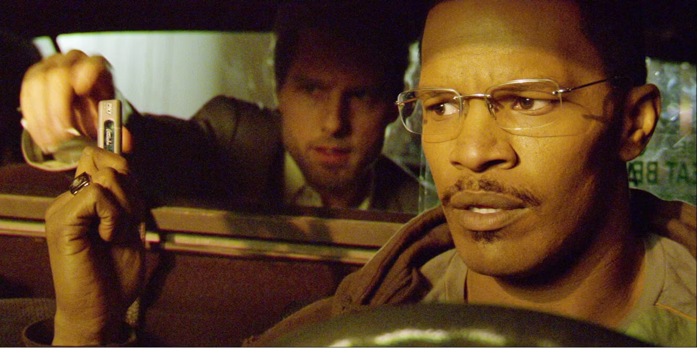 Jamie Foxx and Tom Cruise in Collateral