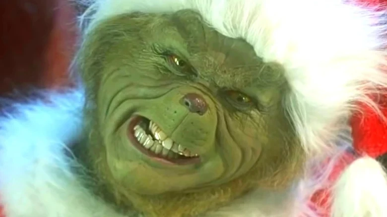 Jim Carrey as the Grinch