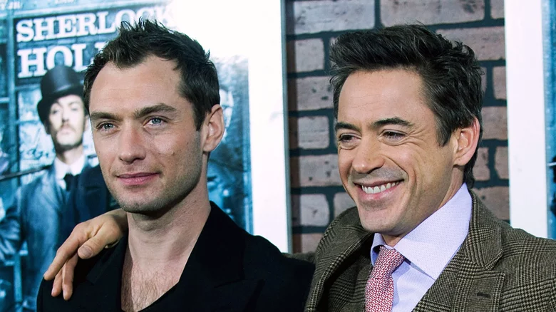 Robert Downey Jr. and Jude Law 