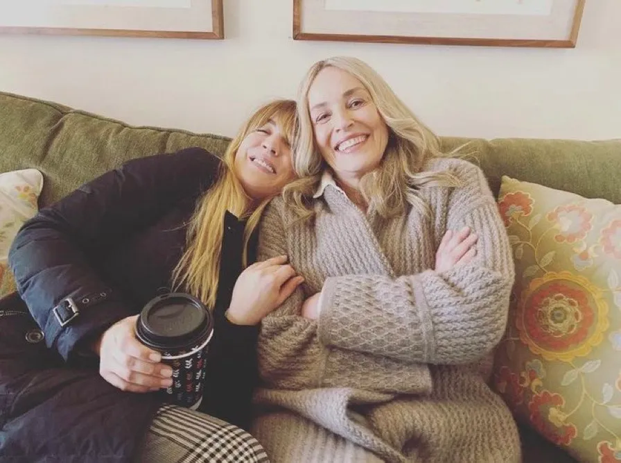 Kaley Cuoco and Sharon Stone