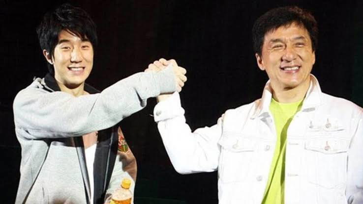 Jaycee Chan and Jackie Chan