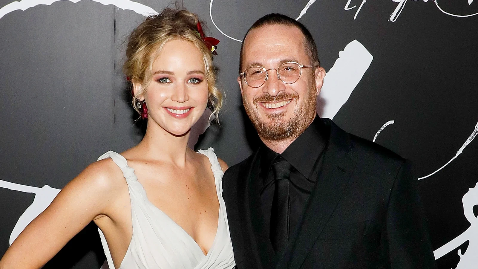 Jennifer Lawrence with Darren Aronofsky