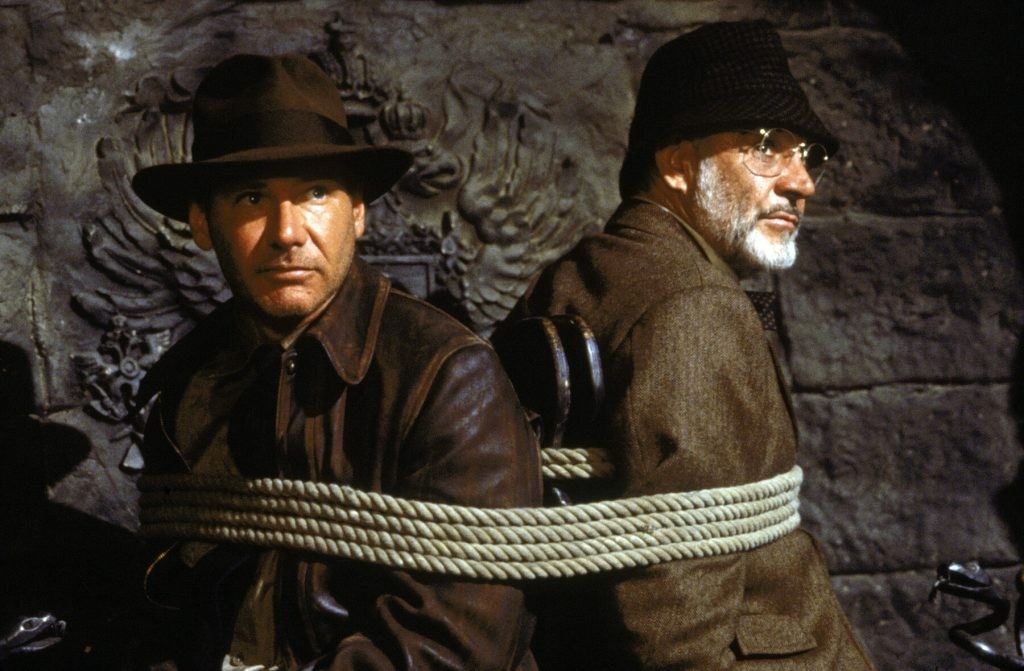Harrison Ford and Sean Connery in Indiana Jones 3