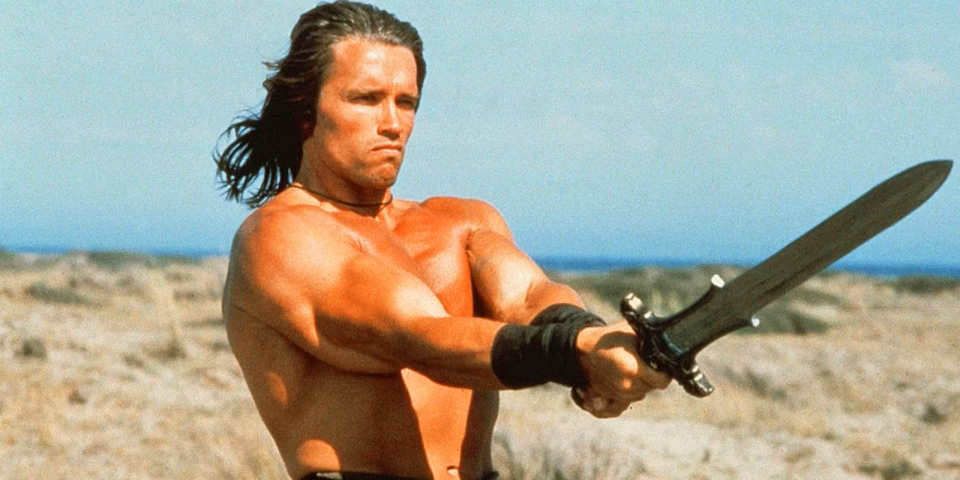 Arnold Schwarzenegger in Conan The Barbarian