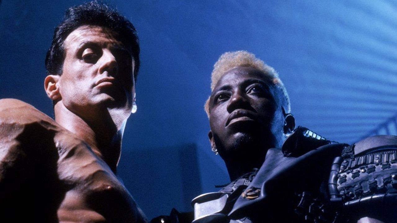 Sylvester Stallone and Wesley Snipes in Demolition Man