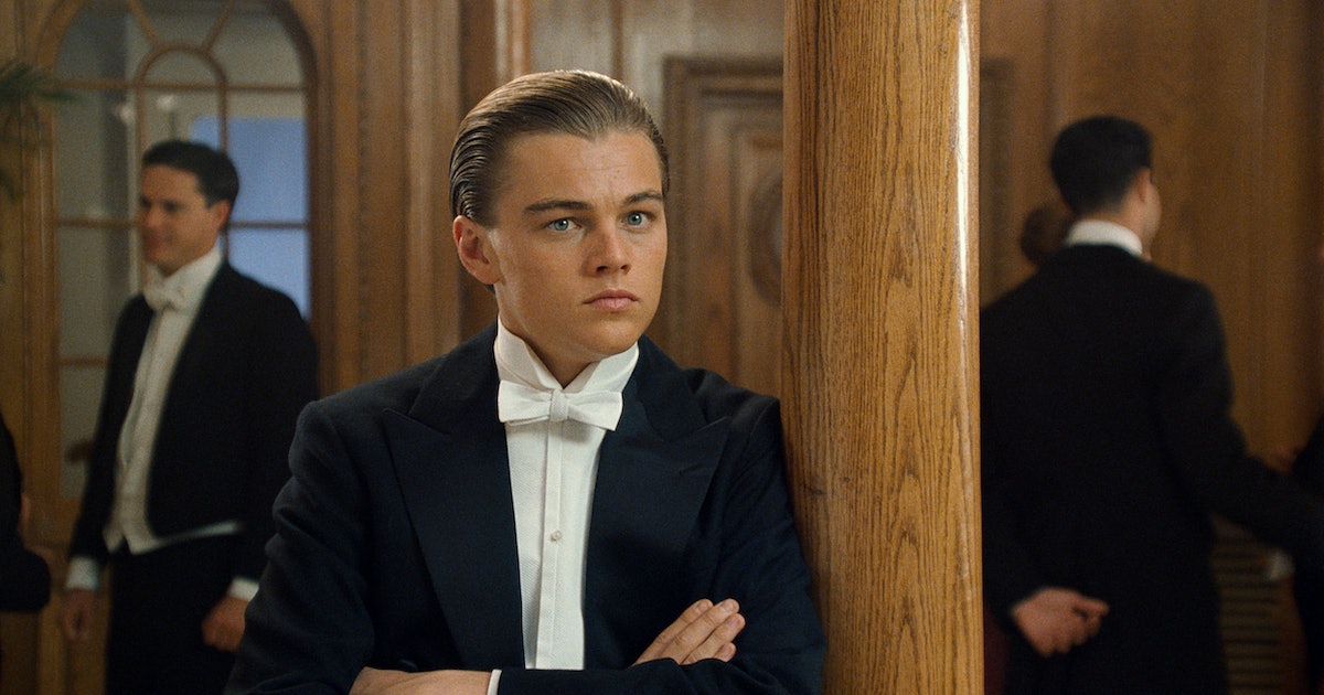 Leonardo Di Caprio in 'The Titanic'