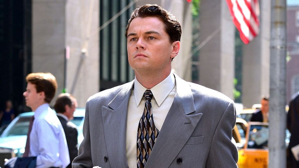 Leonardo Di Caprio in Wolf of Wall Street