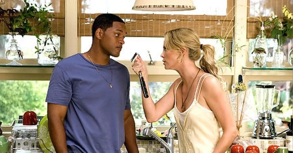 Will Smith and Charlize Theron in Hancock