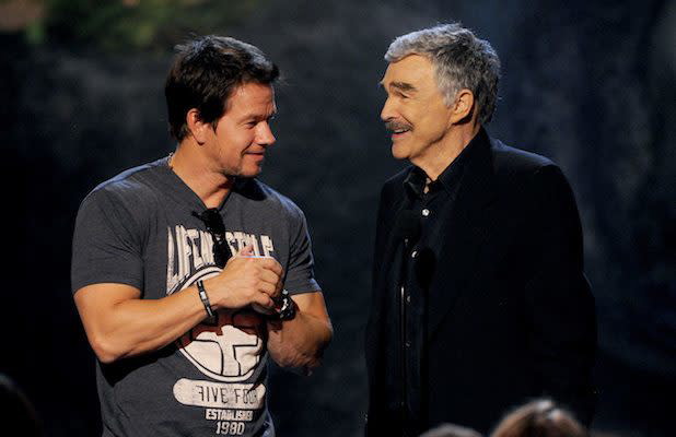 Mark Wahlberg with Burt Reynolds