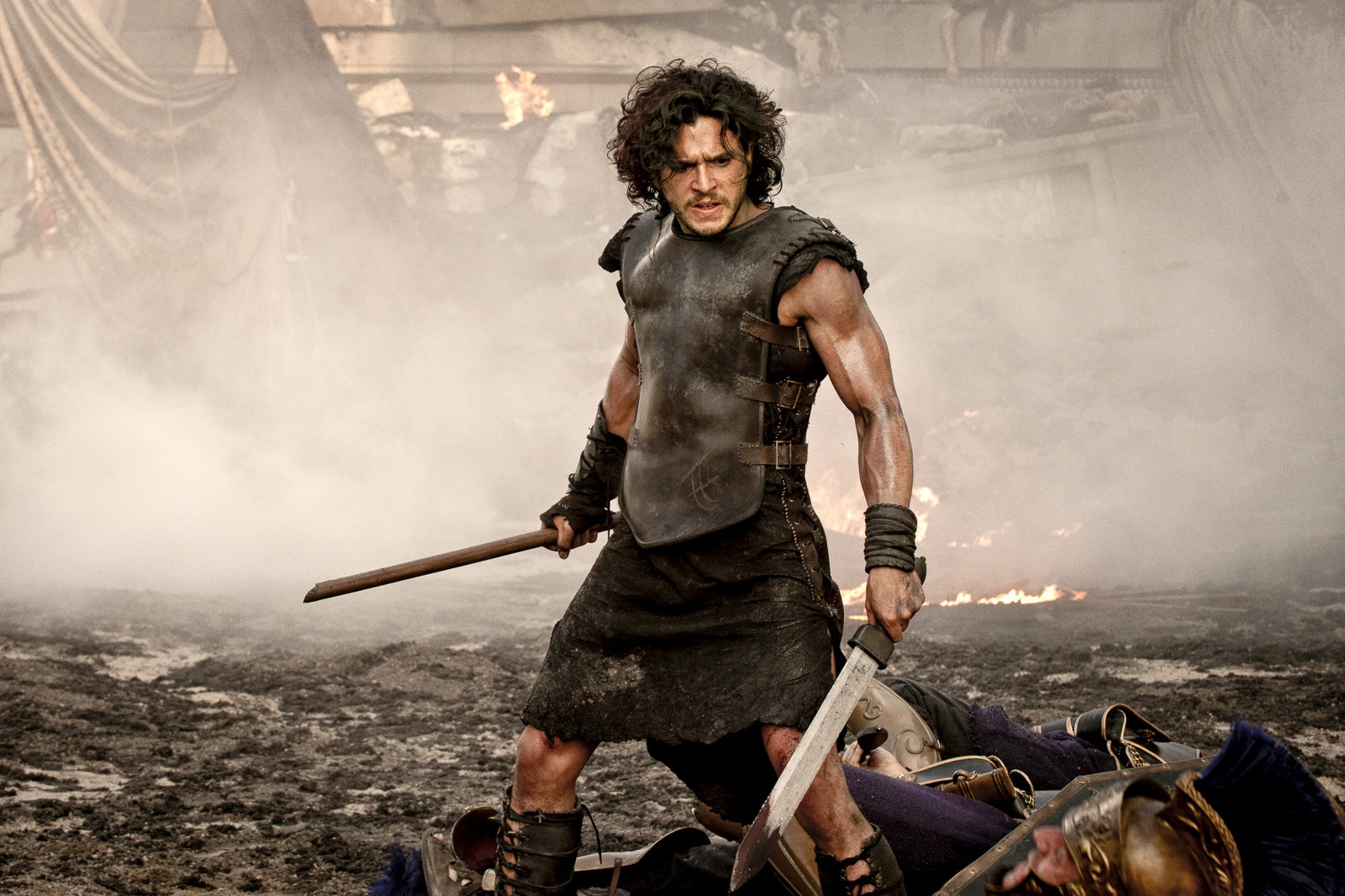 Kit Harington in Pompeii