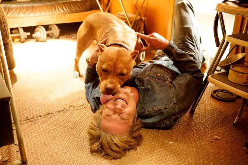 Brad Pitt and his dog from ‘Once Upon a Time in Hollywood