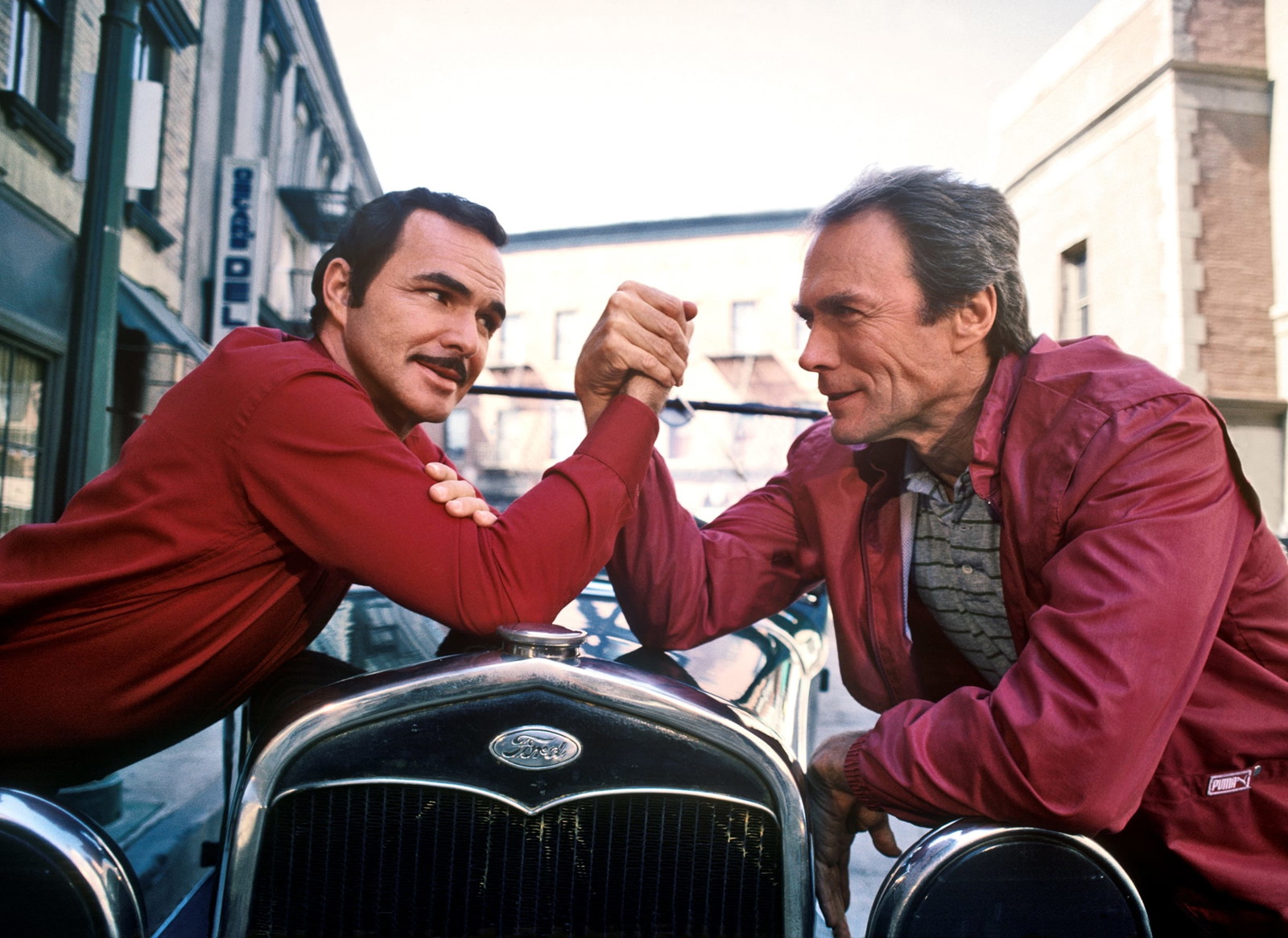 Burt Reynolds and Clint Eastwood.