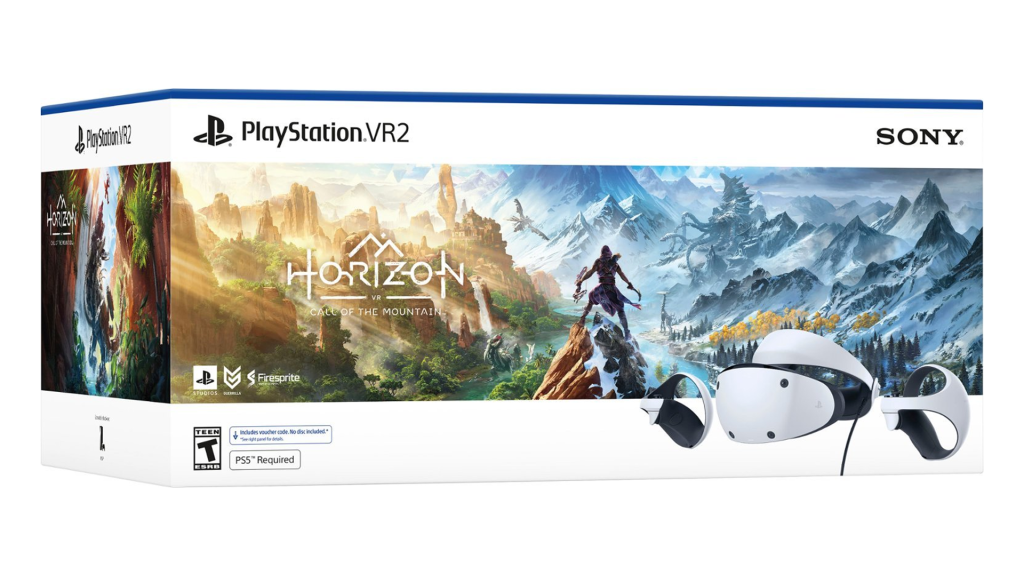 Sony's PlayStation VR2 Horizon Call of the Mountain Bundle.