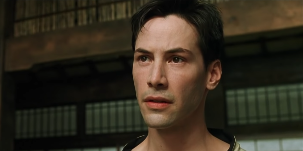 Keanu Reeves in the Matrix