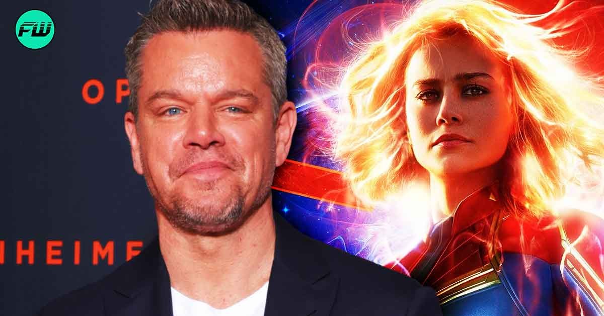 Working With Matt Damon Was a ‘Life Changing’ Phenomenon for ‘Captain Marvel’ Star