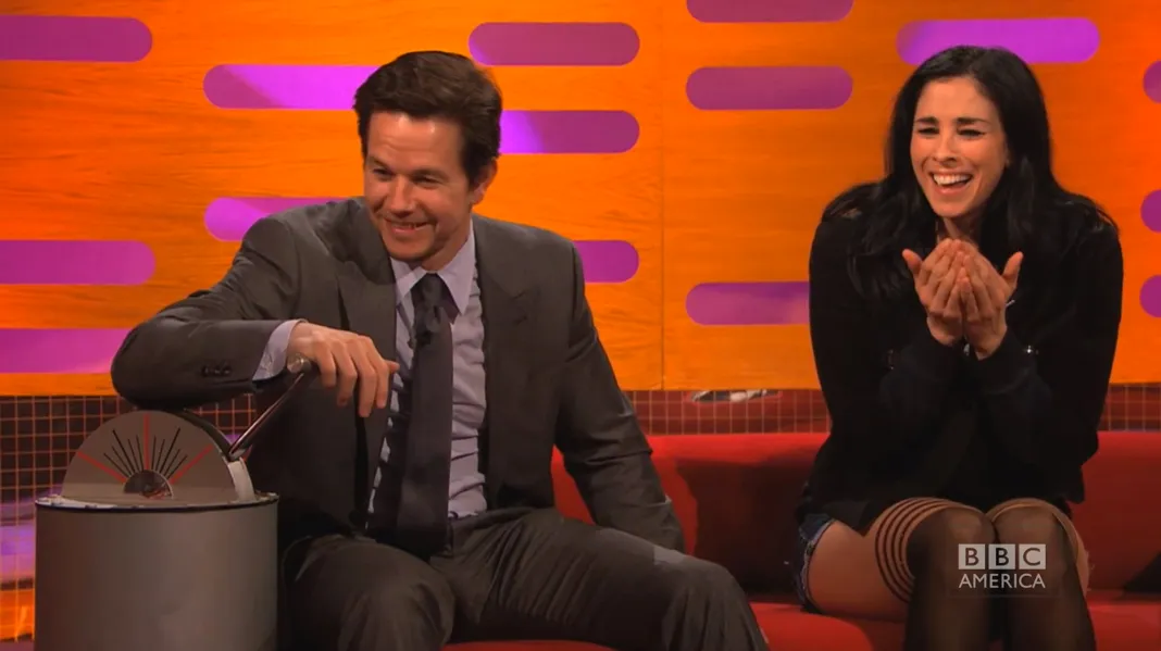 Mark Wahlberg and Sarah Silverman on The Graham Norton Show