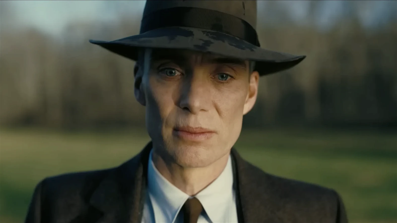 Cillian Murphy as J. Robert Oppenheimer in Oppenheimer (2023)