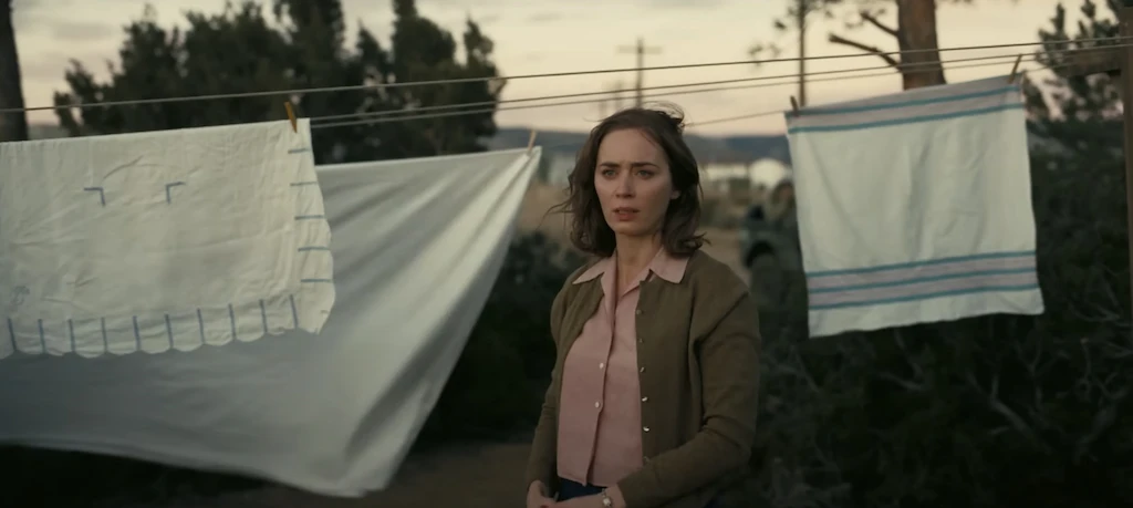 Emily Blunt as Katherine “Kitty” Oppenheimer in Oppenheimer (2023)
