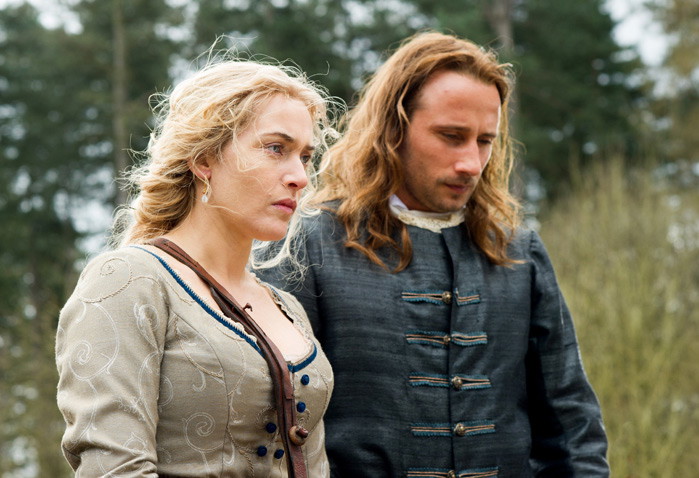 Kate Winslet and Matthias Schoenaerts in A Little Chaos (2014)